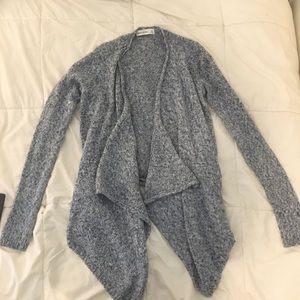 Blue and White Abercrombie Kids Cardigan